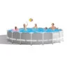 Piscine Tubulaire Ronde Intex Prism Frame 6,10 X 1,32 M