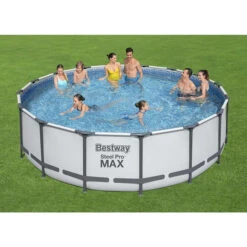 Piscine Tubulaire Ronde Bestway Power Steel 4,88 X 1,22 M 14 Piscine Tubulaire Ronde Bestway Power Steel 4,88 X 1,22 M -Intex Soldes Boutique 5612z 3