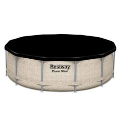 Piscine Tubulaire Ronde Bestway Power Steel™ 3,96 X 1,07 M -Intex Soldes Boutique 5614v bache