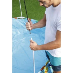 Piscine Tubulaire Bestway Ronde Steel Pro Avec Parasol 2,44 X 0,51 M 10 Piscine Tubulaire Bestway Ronde Steel Pro Avec Parasol 2,44 X 0,51 M -Intex Soldes Boutique 56432 steel pro uv careful montage min