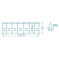 Piscine Tubulaire Ronde Bestway Steel Pro Max 5,49 X 1,22 M - Gris Clair 12 Piscine Tubulaire Ronde Bestway Steel Pro Max 5,49 X 1,22 M - Gris Clair -Intex Soldes Boutique 56462 steel pro max dimensions