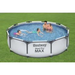 Piscine Tubulaire Ronde Bestway Steel Pro Max 4,57 X 1,07 M 14 Piscine Tubulaire Ronde Bestway Steel Pro Max 4,57 X 1,07 M -Intex Soldes Boutique 56488 piscine tubulaire ronde bestway steel pro max 457 107 ambiance 3