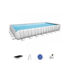 Piscine Tubulaire Rectangulaire Bestway Power Steel™ 9,56 X 4,88 X 1,32 M -Intex Soldes Boutique 56623 piscine tubulaire rectangulaire bestway power steeltm 9 56 x 4 88 x 1 32 m tout inclu
