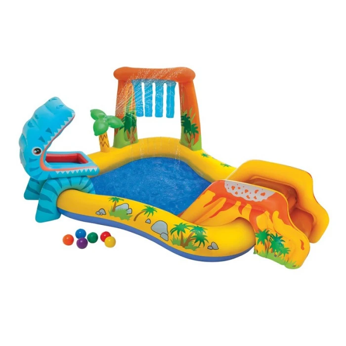 Aire De Jeux Gonflable Intex Jurassic / Dinosaure 1 Aire De Jeux Gonflable Intex Jurassic / Dinosaure