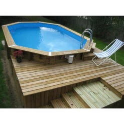 Piscine En Bois Octogonale Ubbink Azura 7,50 X 4,00 X 1,30 M - Liner Bleu 7 Piscine En Bois Octogonale Ubbink Azura 7,50 X 4,00 X 1,30 M - Liner Bleu -Intex Soldes Boutique 7504717 piscine bois octogonale ubbink azura 400 750 bleu ambiance 2