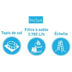 Piscine En Acier Bestway Hydrium - 6,10 X 3,60 X 1,20 M 15 Piscine En Acier Bestway Hydrium - 6,10 X 3,60 X 1,20 M -Intex Soldes Boutique accessoires inclus piscine tubulaire bestway hydrium 610 x 360 x 120 cm 56369 3