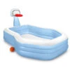 Piscine Gonflable Octogonale Avec Panier De Basket Intex