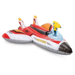 Avion Gonflable Intex + Pistolet à Eau - Rouge