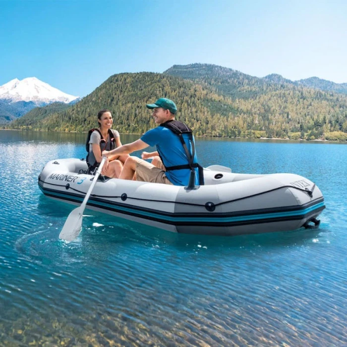 Set Bateau Gonflable 3 Places Intex Mariner 3 (rames Et Gonfleur Inclus) 10 Set Bateau Gonflable 3 Places Intex Mariner 3 (rames Et Gonfleur Inclus) – Image 10