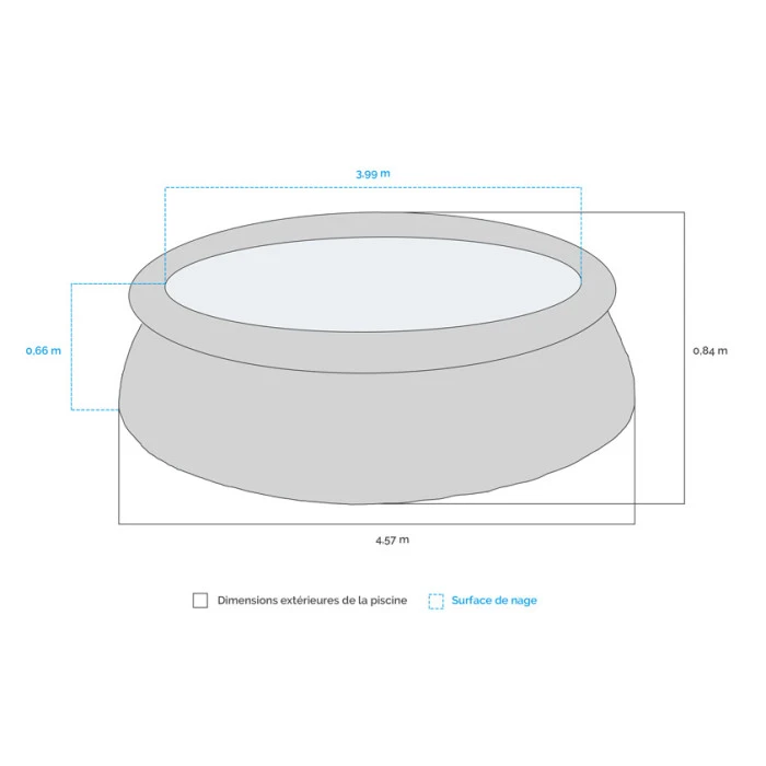 Piscine Autoportante Intex Easy Set 4,57 X 0,84 M 4 Piscine Autoportante Intex Easy Set 4,57 X 0,84 M – Image 4
