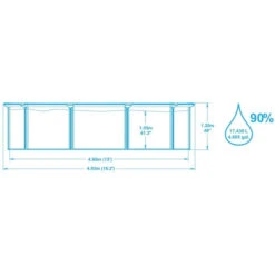 Piscine En Acier Bestway Hydrium - 4,60 X 1,20 M 4 Piscine En Acier Bestway Hydrium - 4,60 X 1,20 M -Intex Soldes Boutique dimensions piscine tubulaire bestway hydrium 460 x 120 cm 1 1