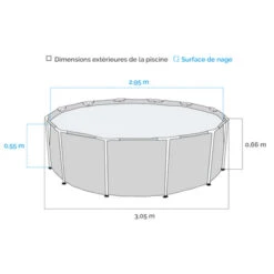Piscine Tubulaire Bestway Steel Pro Ronde Décor Animaux 3,05 X 0,66 M 8 Piscine Tubulaire Bestway Steel Pro Ronde Décor Animaux 3,05 X 0,66 M -Intex Soldes Boutique dimensions piscine tubulaire bestway steel pro ronde animaux 305 x 66 cm