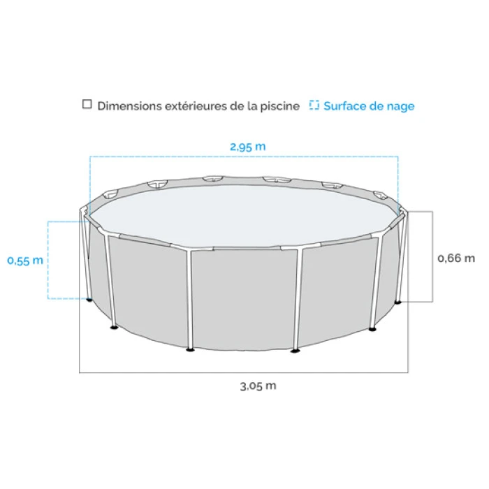 Piscine Tubulaire Bestway Steel Pro Ronde Décor Animaux 3,05 X 0,66 M 3 Piscine Tubulaire Bestway Steel Pro Ronde Décor Animaux 3,05 X 0,66 M – Image 3