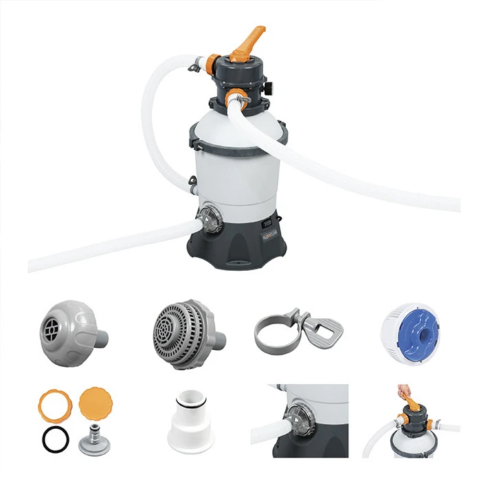 Filtre à Sable Complet Bestway Flowclear 3 M³/h 6 Filtre à Sable Complet Bestway Flowclear 3 M³/h – Image 6