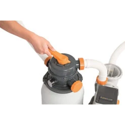 Filtre à Sable Complet Bestway Flowclear 5,6 M³/h -Intex Soldes Boutique flowclear bestway 5 678 m3h vanne