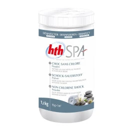 HTH Spa - Choc Sans Chlore Poudre 1,2kg 1 HTH Spa - Choc Sans Chlore Poudre 1,2kg