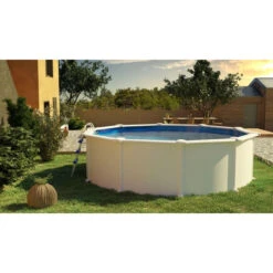 GRE Piscine Ronde Acier Gré Fidji - 4,60 X 1,20 M 9 GRE Piscine Ronde Acier Gré Fidji - 4,60 X 1,20 M -Intex Soldes Boutique kit460eco piscine ronde acier gre fidji 460 120 ambiance 2