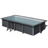 GRE Piscine Rectangulaire Composite Gré - 6,06 X 3,26 X 1,24 M