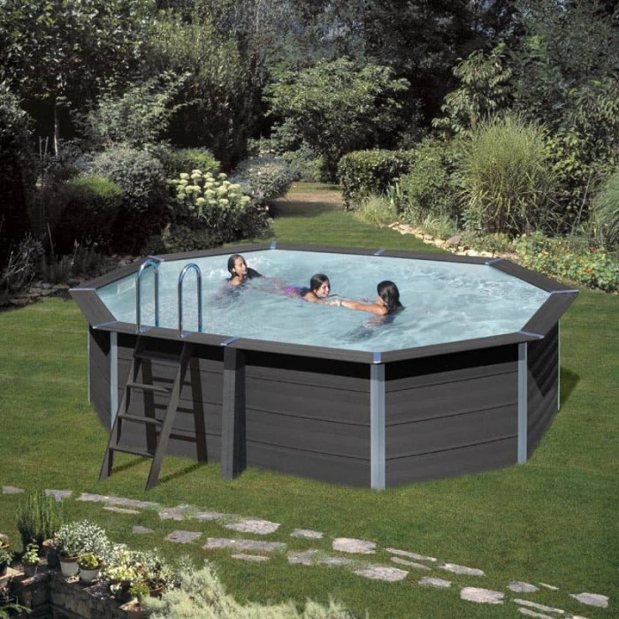 GRE Piscine Ovale Composite Gré - 5,24 X 3,86 X 1,24 M 4 GRE Piscine Ovale Composite Gré - 5,24 X 3,86 X 1,24 M – Image 4