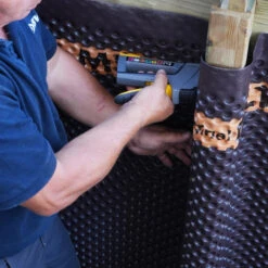 Film Drainant Delta MS 1,5 X 20 M Pour Piscine En Bois BWT MyPOOL - PROCOPI -Intex Soldes Boutique membrane alveolaire deltams original 4