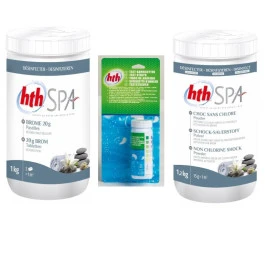 Pack Kit De Traitement Pour Spa Au Brome HTH 1 Pack Kit De Traitement Pour Spa Au Brome HTH