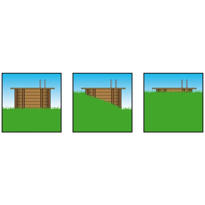 Piscine En Bois Rectangulaire Ubbink Linéa 6,50 X 3,50 X 1,40 M - Liner Beige 3 Piscine En Bois Rectangulaire Ubbink Linéa 6,50 X 3,50 X 1,40 M - Liner Beige – Image 3