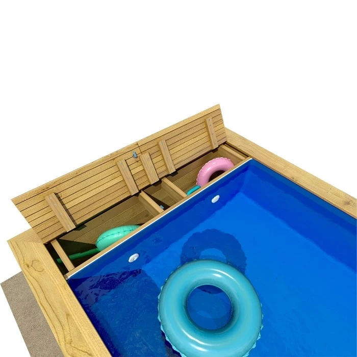 Piscine Pool'n Box Junior Procopi En Bois 3,7 X 2,4 M - Coffre Et Filtration Intégrés 4 Piscine Pool'n Box Junior Procopi En Bois 3,7 X 2,4 M - Coffre Et Filtration Intégrés – Image 4