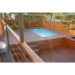 Piscine En Bois Rectangulaire Ubbink Sunwater 3,50 X 2,00 X 0,71 M - Liner Bleu 8 Piscine En Bois Rectangulaire Ubbink Sunwater 3,50 X 2,00 X 0,71 M - Liner Bleu -Intex Soldes Boutique piscine en bois ubbink sunwater 200x350 ambiance 3