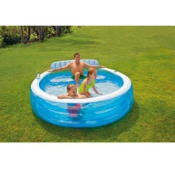 Piscine Gonflable Avec Banc Intex