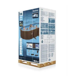 Piscine En Acier Bestway Hydrium Effet Bois - 7,30 X 3,60 X 1,30 M -Intex Soldes Boutique piscine hors sol acier ovale 730 m x 360 m x 130 m hydrium carton