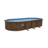 Piscine En Acier Bestway Hydrium Effet Bois - 7,30 X 3,60 X 1,30 M