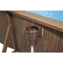 Piscine En Acier Bestway Hydrium Effet Bois - 7,30 X 3,60 X 1,30 M -Intex Soldes Boutique piscine hors sol acier ovale 730 m x 360 m x 130 m hydrium skimmer