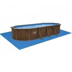 Piscine En Acier Bestway Hydrium Effet Bois - 7,30 X 3,60 X 1,30 M -Intex Soldes Boutique piscine hors sol acier ovale 730 m x 360 m x 130 m hydrium 5