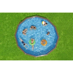 Piscine En Acier Bestway Hydrium Effet Bois Ø 5,50 X H 1,30 M -Intex Soldes Boutique piscine hors sol acier ronde 549 x 130 m hydrium 2