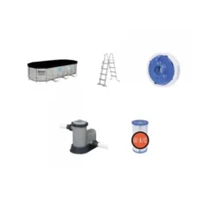 Piscine Tubulaire Ovale Bestway Power Steel Swim Vista 5,49 X 2,74 X 1,22 21 Piscine Tubulaire Ovale Bestway Power Steel Swim Vista 5,49 X 2,74 X 1,22 -Intex Soldes Boutique piscine hors sol ovale power steel swimvista effet pierre grise avec hublots 549 x 274 cm accessoires