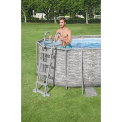 Piscine Tubulaire Ovale Bestway Power Steel Swim Vista 5,49 X 2,74 X 1,22 19 Piscine Tubulaire Ovale Bestway Power Steel Swim Vista 5,49 X 2,74 X 1,22 -Intex Soldes Boutique piscine hors sol ovale power steel swimvista effet pierre grise avec hublots 549 x 274 cm 5