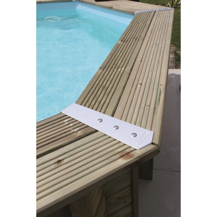 Piscine En Bois Octogonale Ubbink Azura 4,90 X 3,55 X 1,30 M - Liner Bleu 6 Piscine En Bois Octogonale Ubbink Azura 4,90 X 3,55 X 1,30 M - Liner Bleu – Image 6