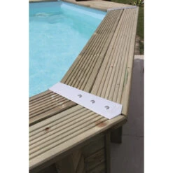 Piscine En Bois Octogonale Ubbink Azura 4,90 X 3,55 X 1,30 M - Liner Beige -Intex Soldes Boutique piscine ubbink azura 490 355 130 bleu 5 1