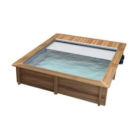 Piscine Urbaine Procopi En Bois 4,2 X 3,5 M - Couverture Automatique 1 Piscine Urbaine Procopi En Bois 4,2 X 3,5 M - Couverture Automatique