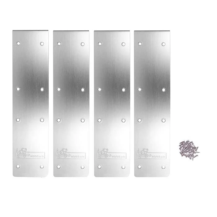 Kit De 4 Pièces Finition Margelles 180° Ubbink Alu Piscine Bois Rectangulaire 2 Kit De 4 Pièces Finition Margelles 180° Ubbink Alu Piscine Bois Rectangulaire – Image 2