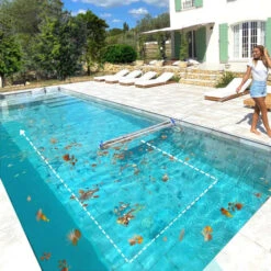 Épuisette Platypool Large Et Sans Effort -Intex Soldes Boutique platy001 epuisette platypool poolfast ambiance 2