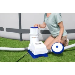 Épurateur à Cartouche Tactile Et Intelligent Bestway -Intex Soldes Boutique pompe de filtration smart touch wifi 7750l 4