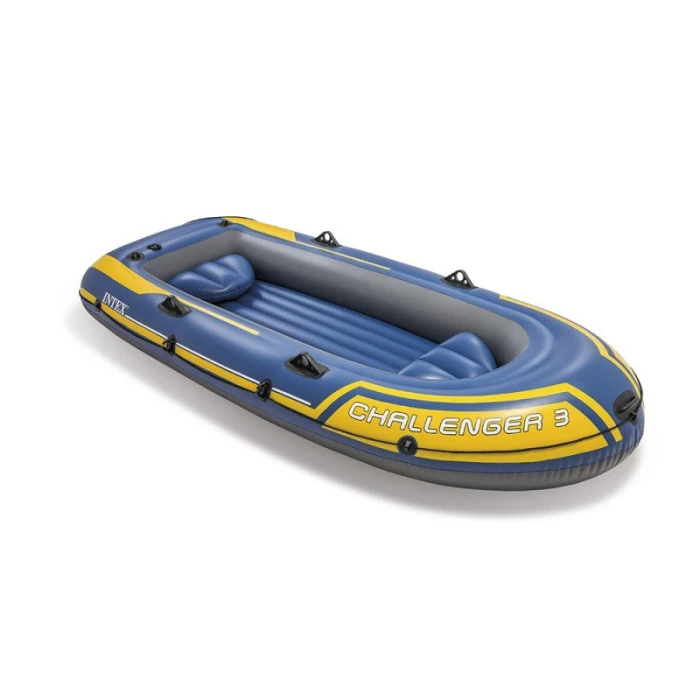 Set Bateau Gonflable 3 Places Intex Challenger 1 Set Bateau Gonflable 3 Places Intex Challenger