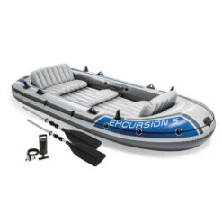 Set Bateau Gonflable 5 Places Intex Excursion 5 -Intex Soldes Boutique set bateau gonflable 5 places intex excursion 5 3